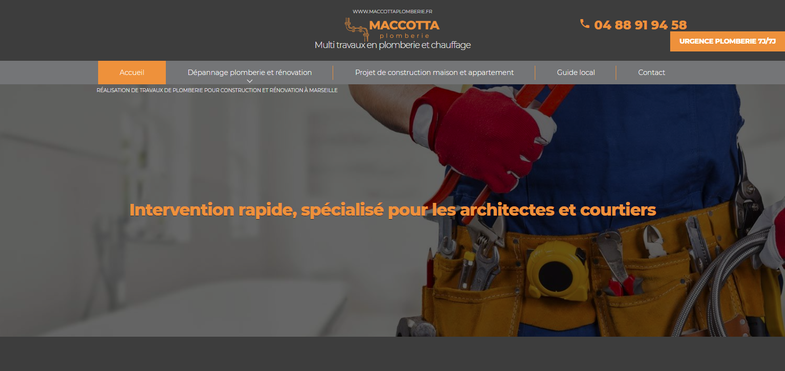 Où trouver un plombier disponible 7j/7 à Marseille ? - Maccotta Plomberie