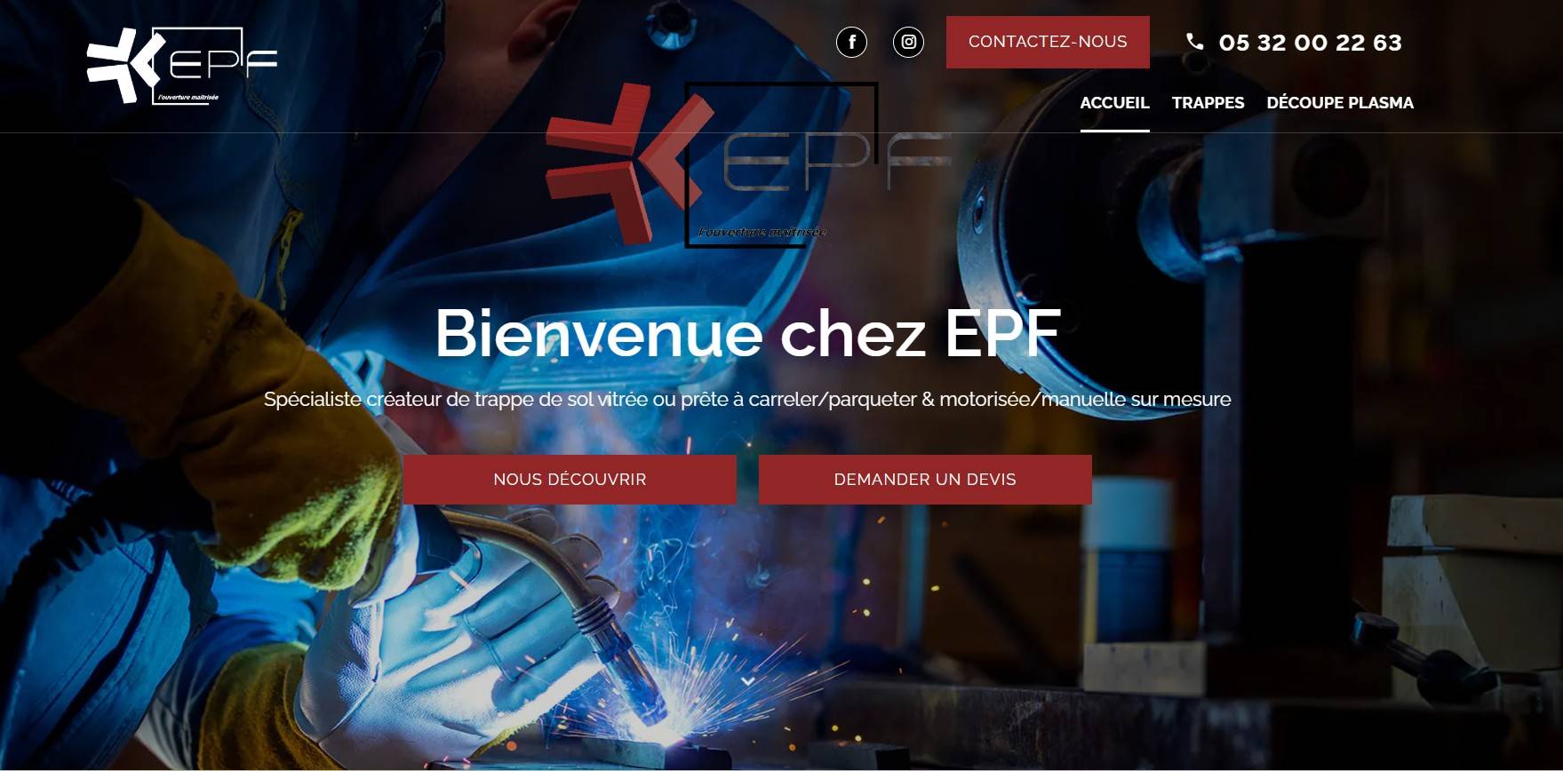 Trappe en verre sur mesure pour cave avec fabrication artisanale et livraison à Paris et France entière - EF Fermeture 