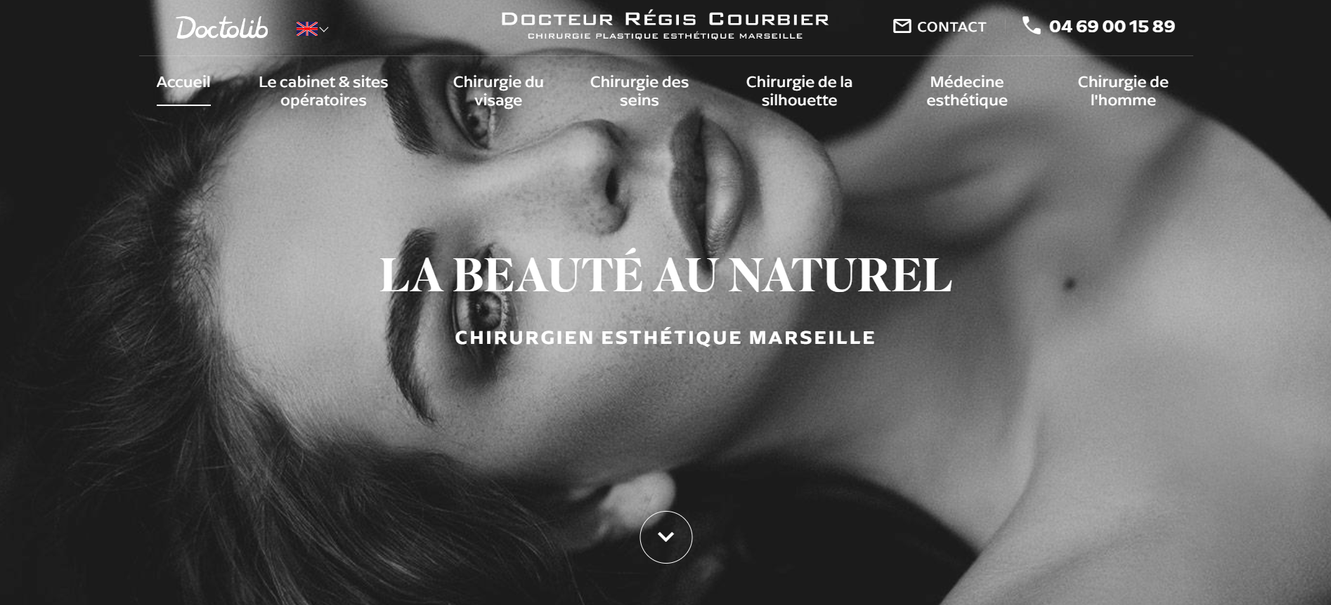 Chirurgien spécialisé en lifting cervicofacial pour corriger le relachement naturel du visage à Marseille - Docteur Régis Courbier