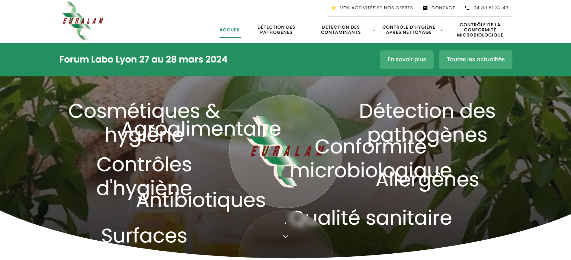 Vente de méthode et matériel pour auto-test de détection de salmonels et bactéries dans les produits alimentaires Lyon en Rhône-Alpes - Euralam