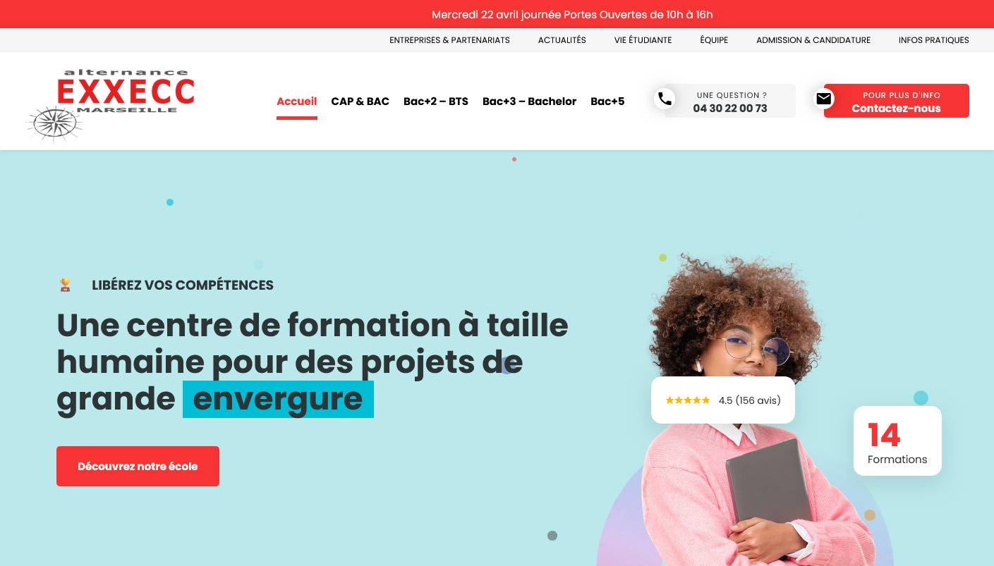 BTS formation en alternance Marseille - EXXECC