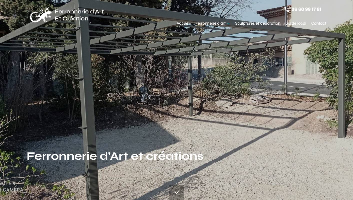 Faire fabriquer du mobilier en fer forgé pour intérieur ou extérieur vers Aix-en-Provence - Ferronnerie d'Art et Création