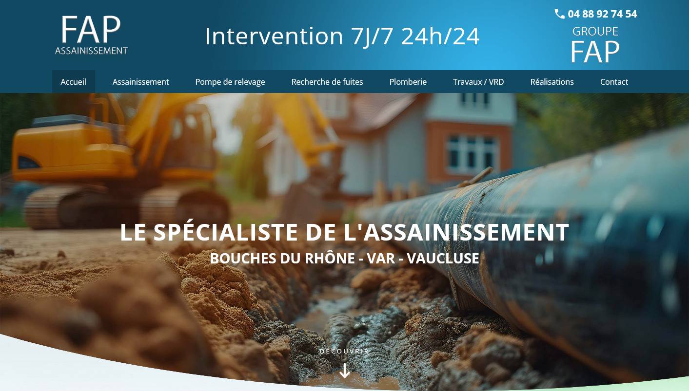 Société d'assainissement à Aix-en-Provence