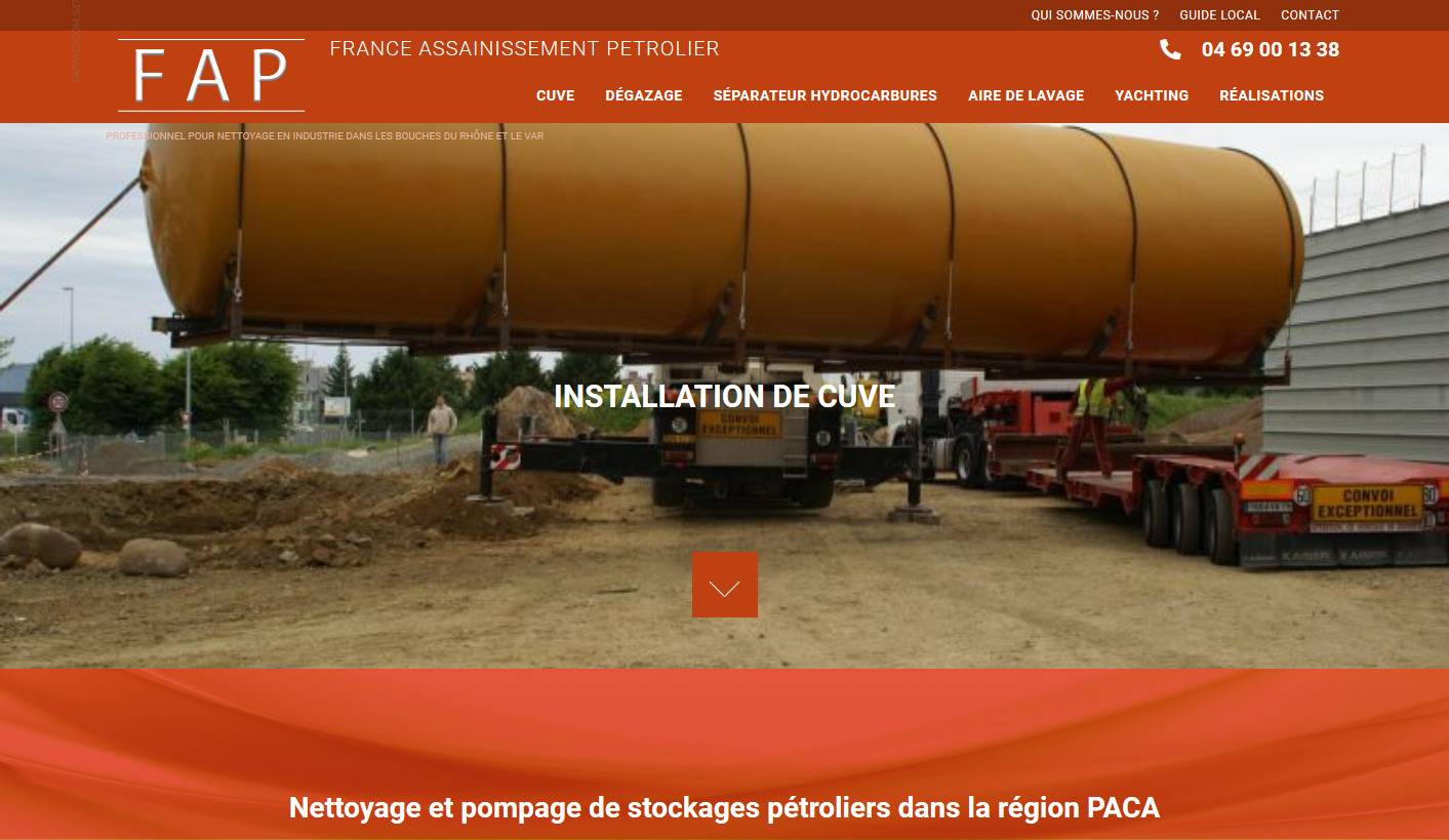 Trouver une entreprise pour le nettoyage de ma cuve de fioul sur Marseille - FAP