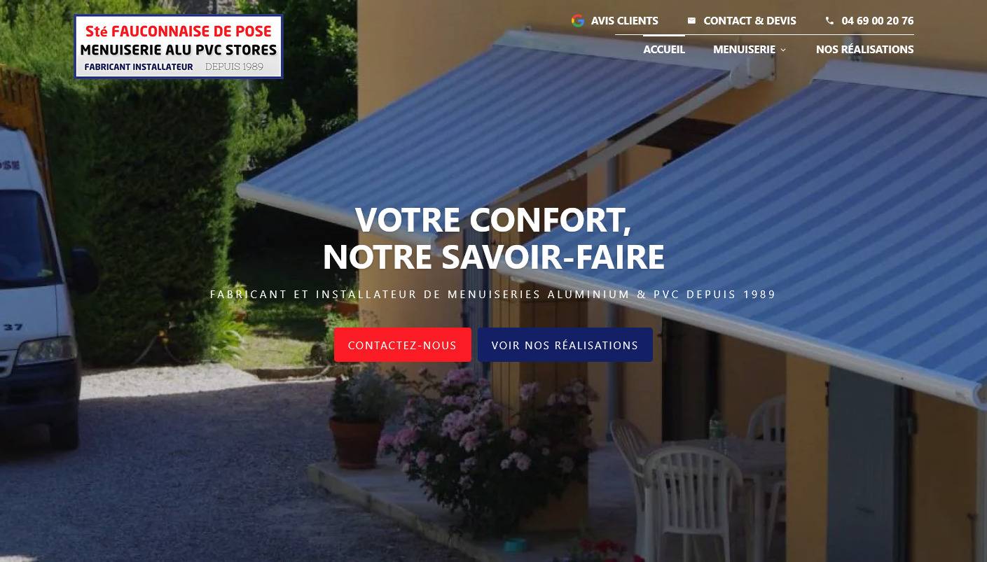 Où trouver un menuisier pour la pose de volets roulants en PVC à Vaison-la-Romaine ? - Fauconnaise de Pose