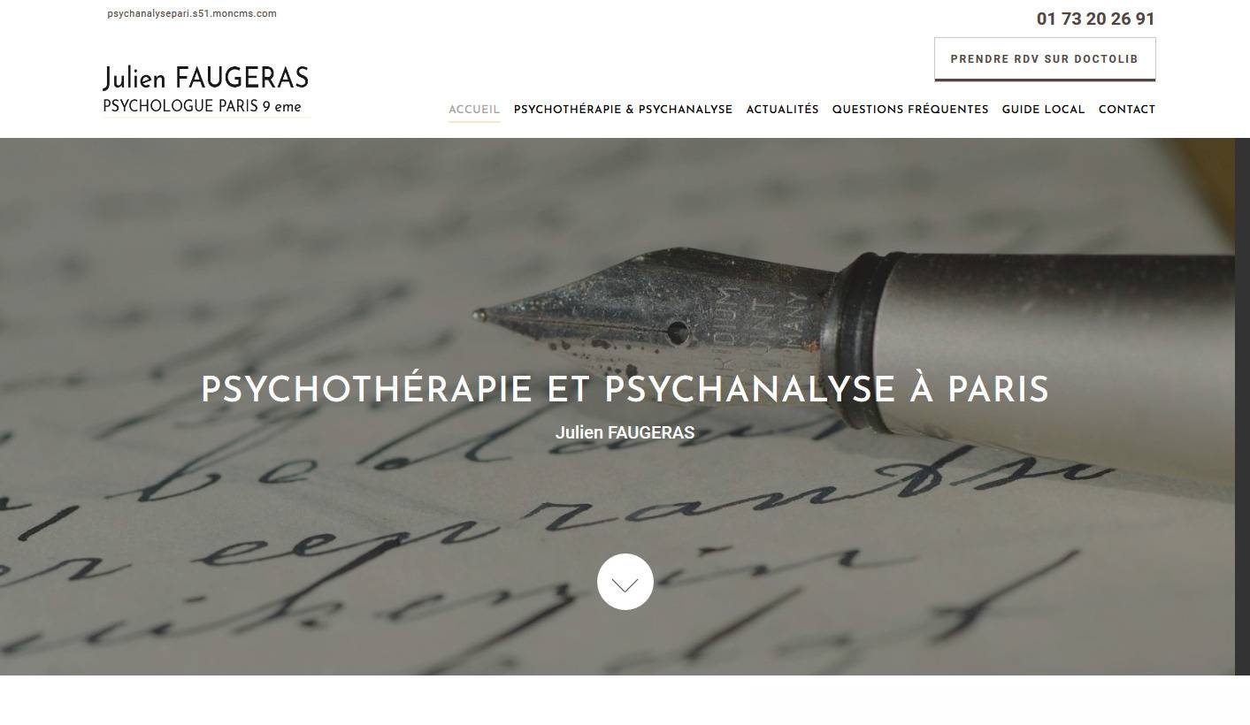 Trouver un bon psychologue à Paris - Julien Faugeras
