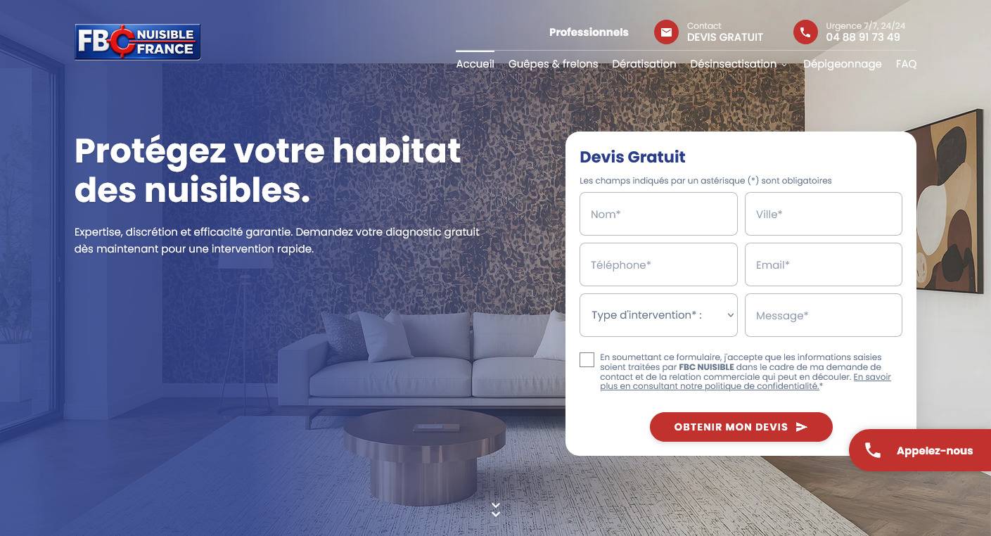 Qui appeler pour la destruction d’un nid de frelon asiatique à Marseille ? FBC Nuisible 