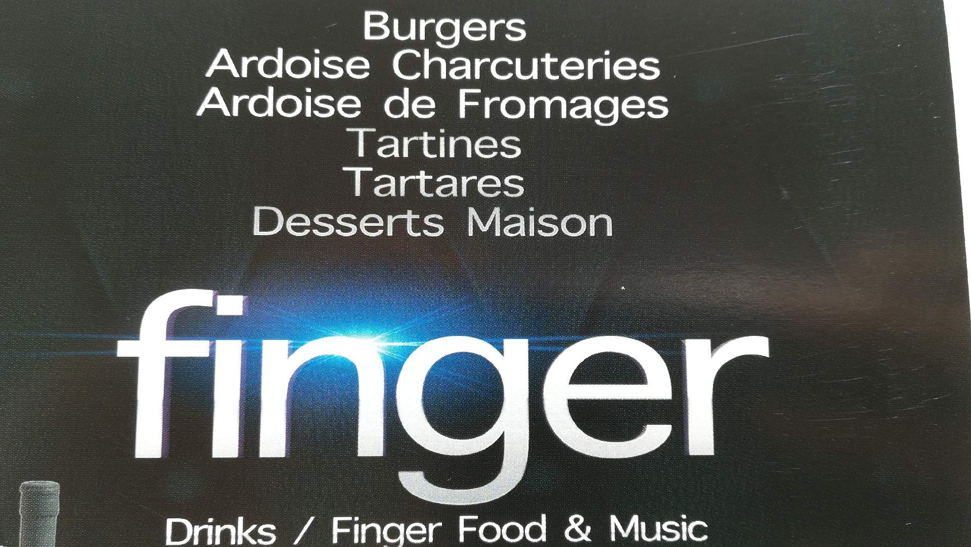 Restaurant sur le pouce Toulon FINGER