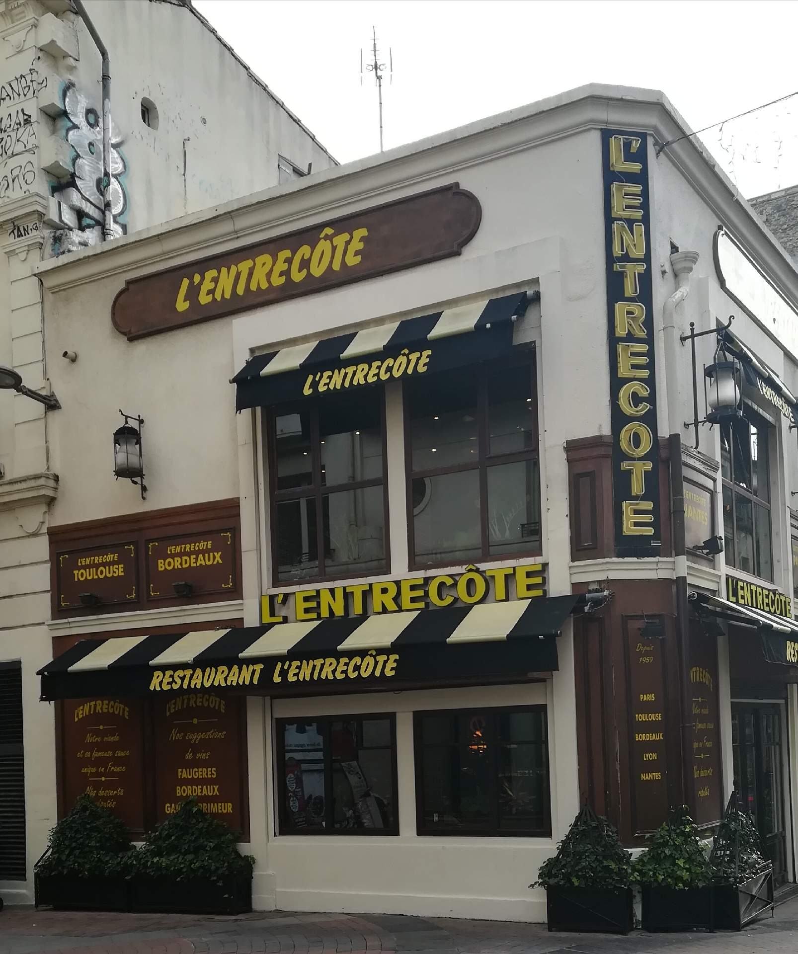 Restaurant de viandes Montpellier L'entrecôte