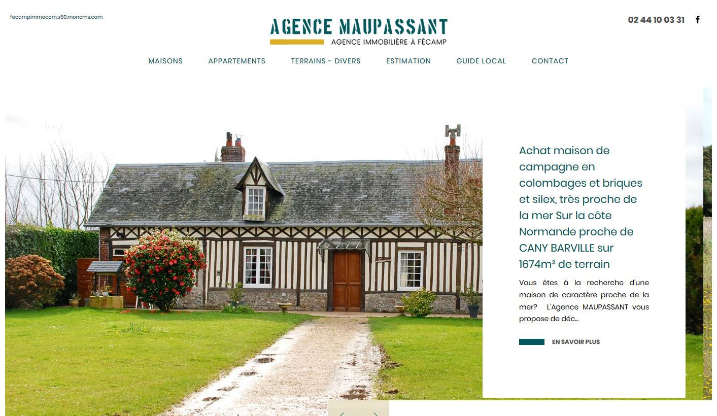 Trouver une maison à vendre vers Fécamp - Agence Maupassant