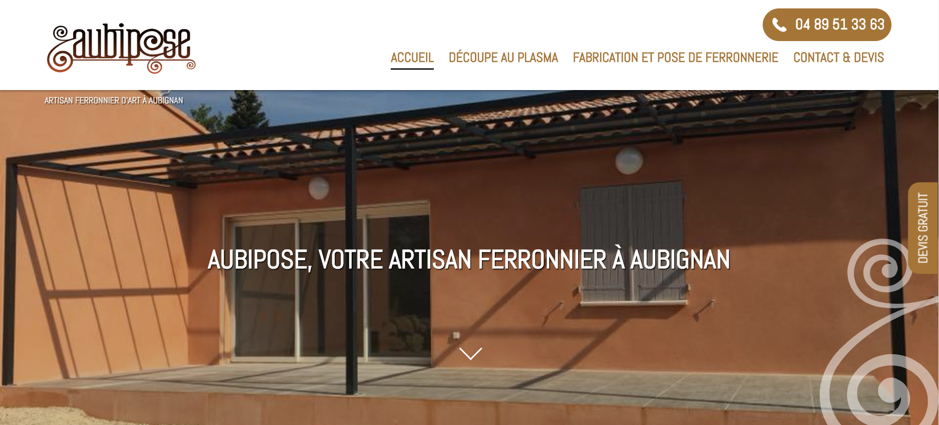 ferronnier d'art à aubignan