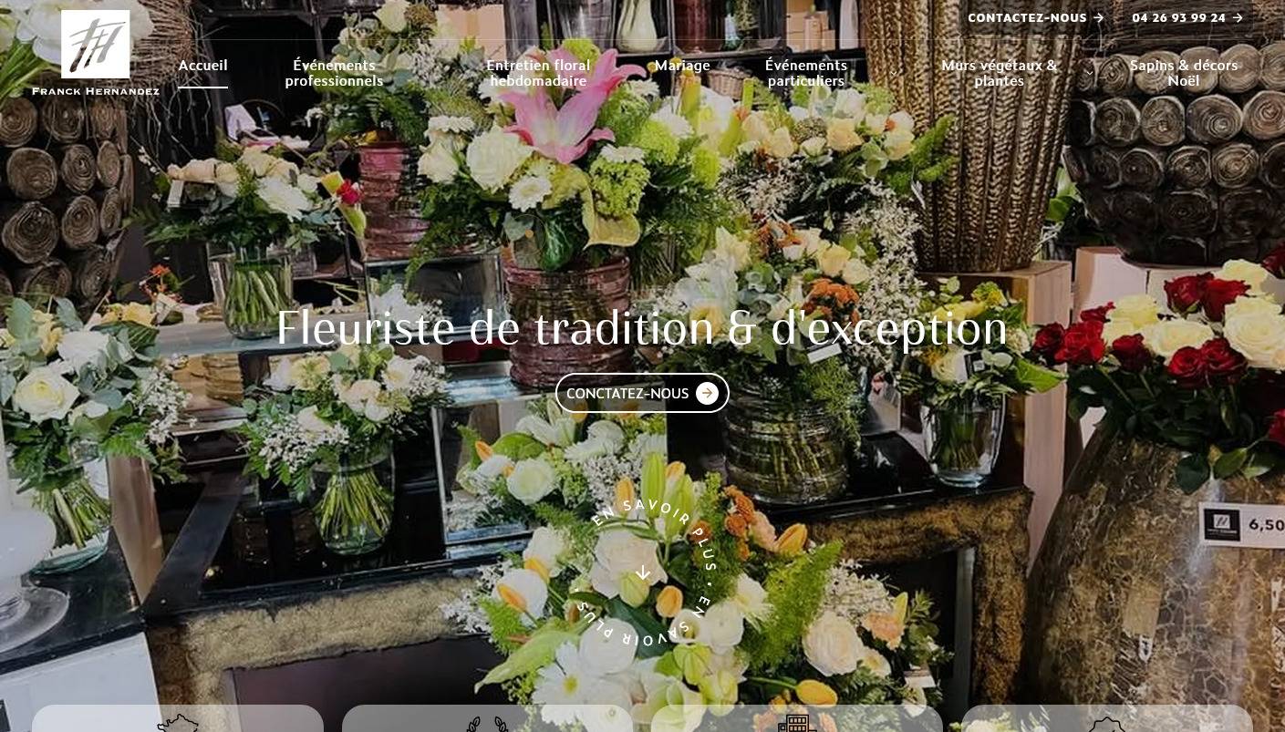 Fleuriste pour décoration d'événement à Lyon - Franck Hernandez