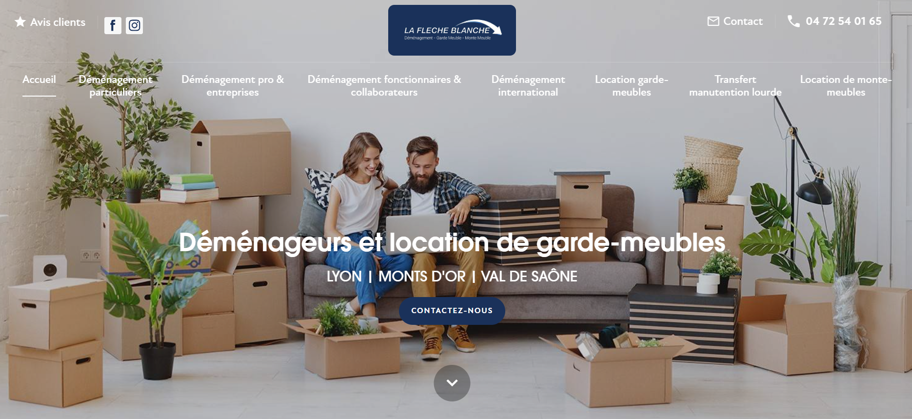 Déménagement objets de valeur et fragile pour particuliers à Lyon 9 Vaise dans l'Ouest Lyon : déménageur réactif proposant différentes formules et emballage professionnel complet - La Flèche Blanche 