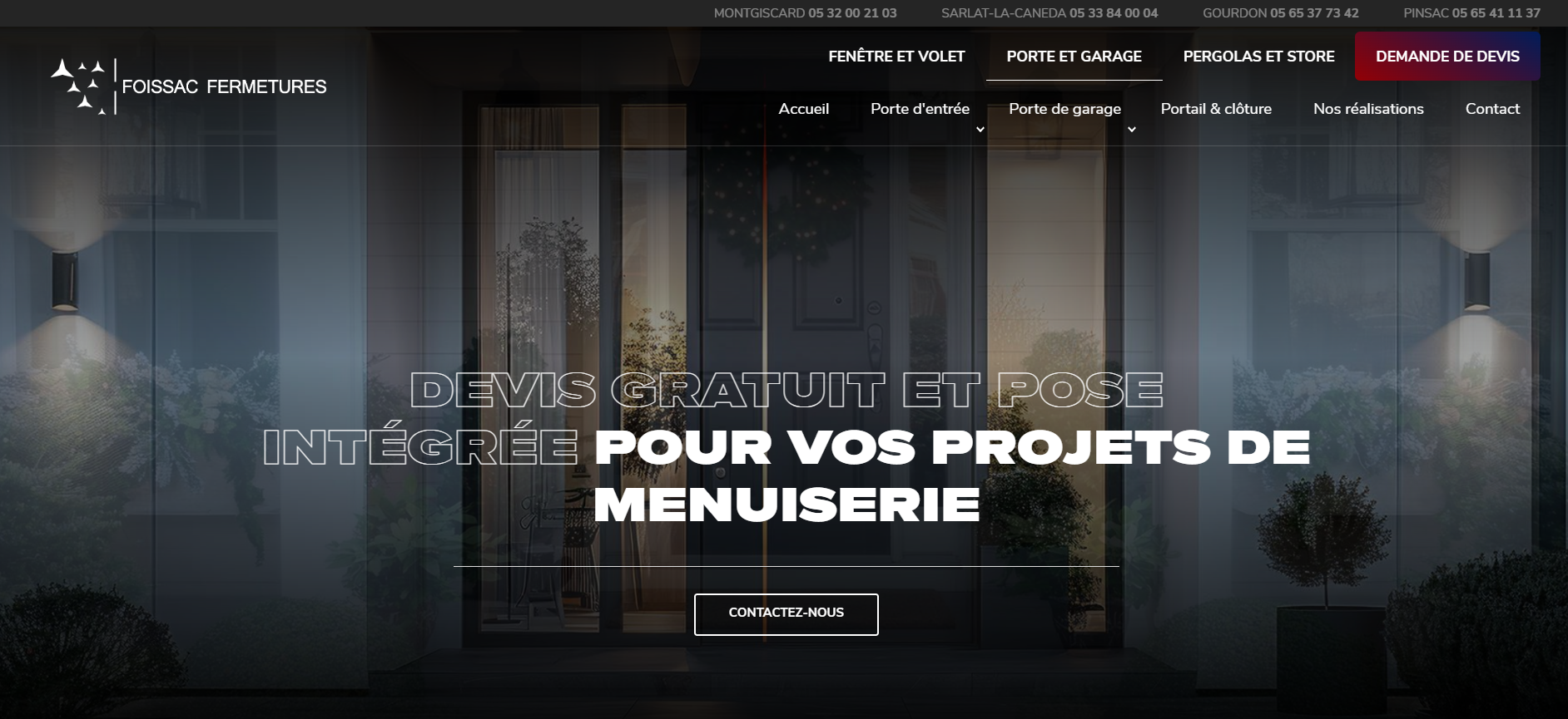 Remplacement de porte d'entrée ALU sur-mesure à Toulouse : Foissac Fermetures