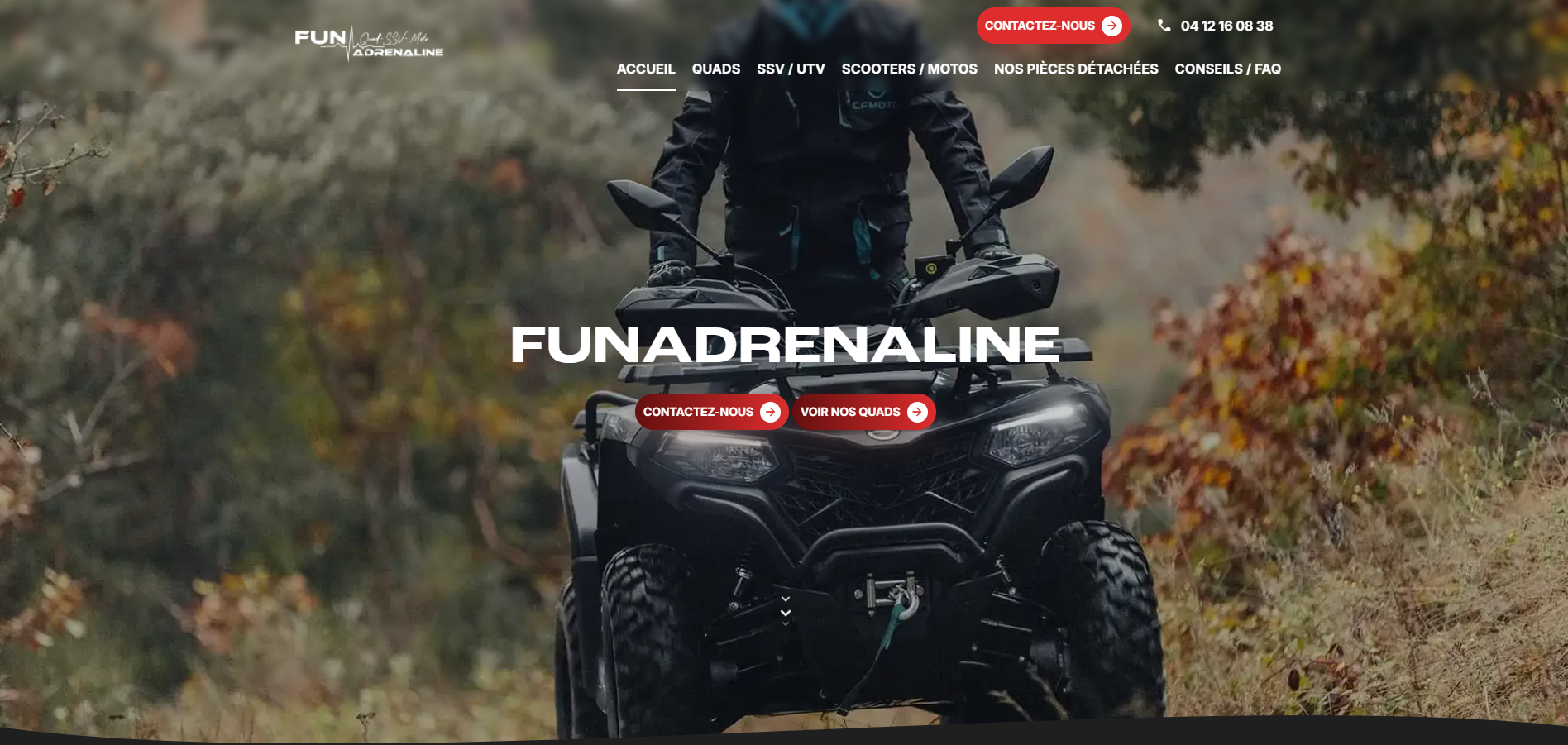Vente de quads, SSV et motos à Cuzieu