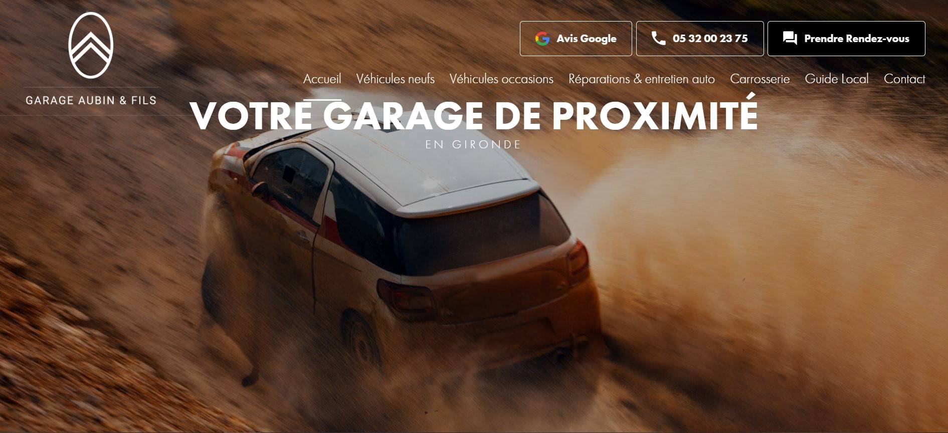Où acheter un véhicule Citroën en Gironde? - Garage Aubin