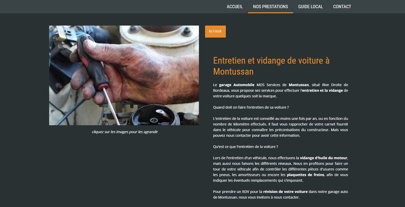Entretien et réparation de véhicule toutes marques à Montussan - Garage indépendant MDS Services