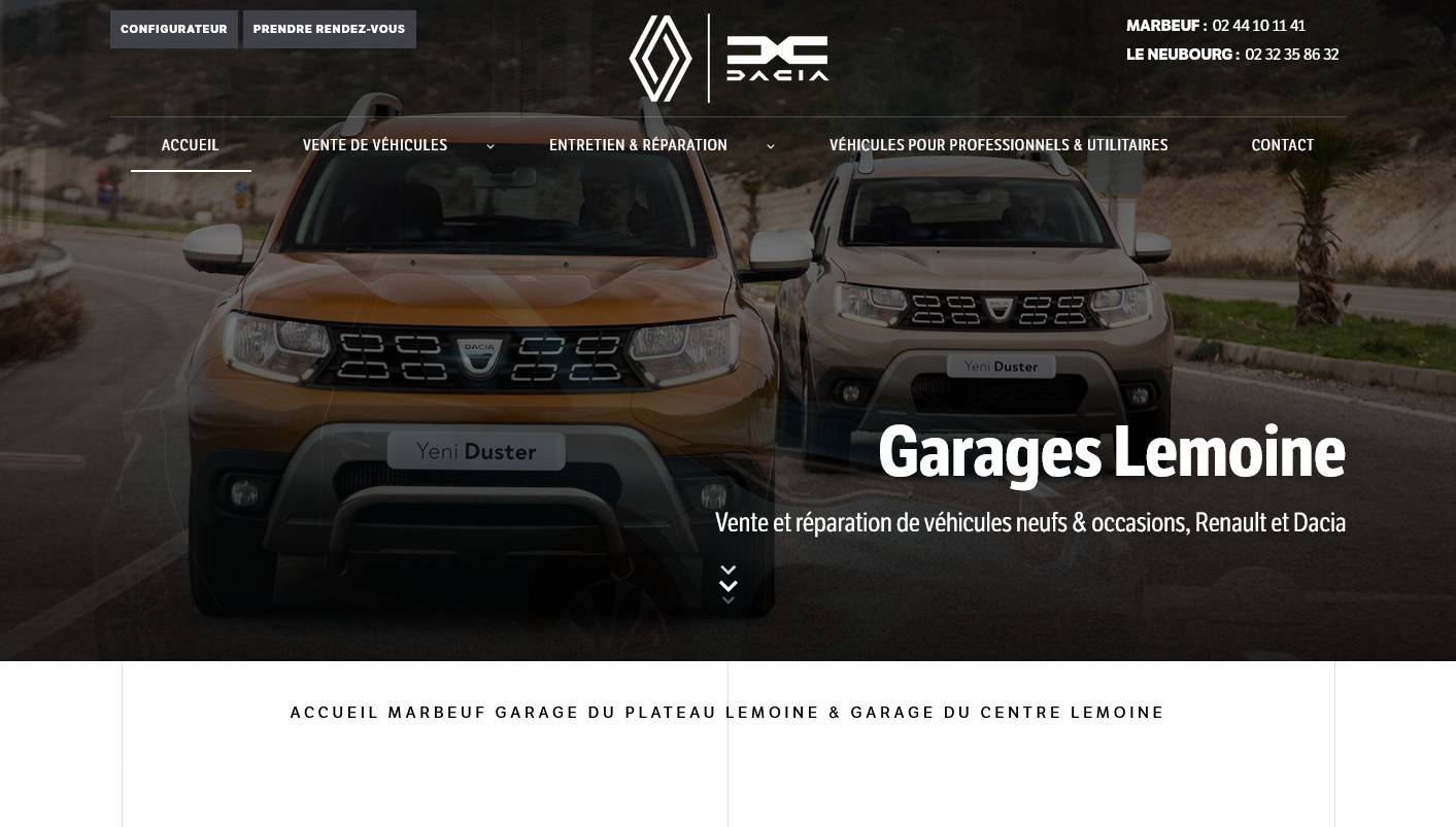 Vente, réparation et dépannage de véhicules sur Le Neubourg - Garage Lemoine