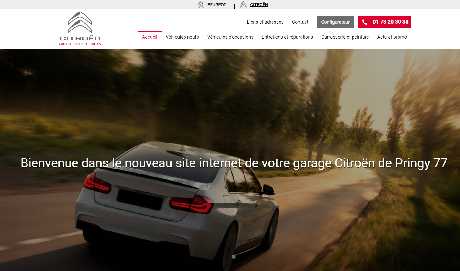 Garage automobile pour vente de véhicules d’occasions toutes marques à Pringy 77