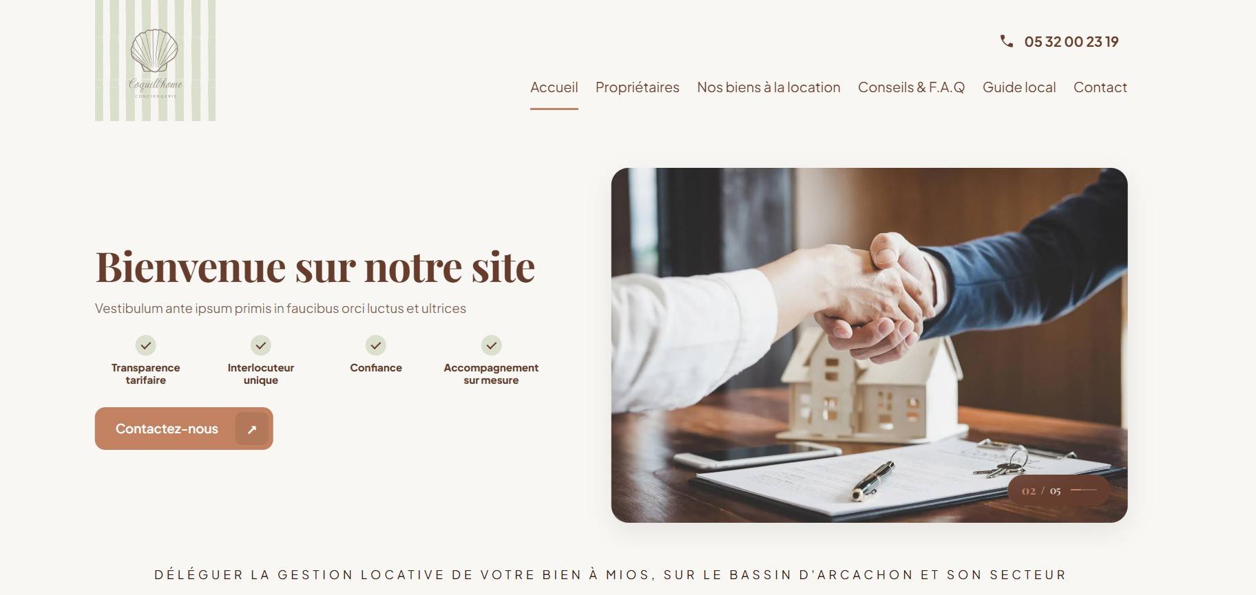 Conciergerie de proximité pour mettre en location ma résidence secondaire à Mios proche d'Arcachon - Coquill'home Conciergerie