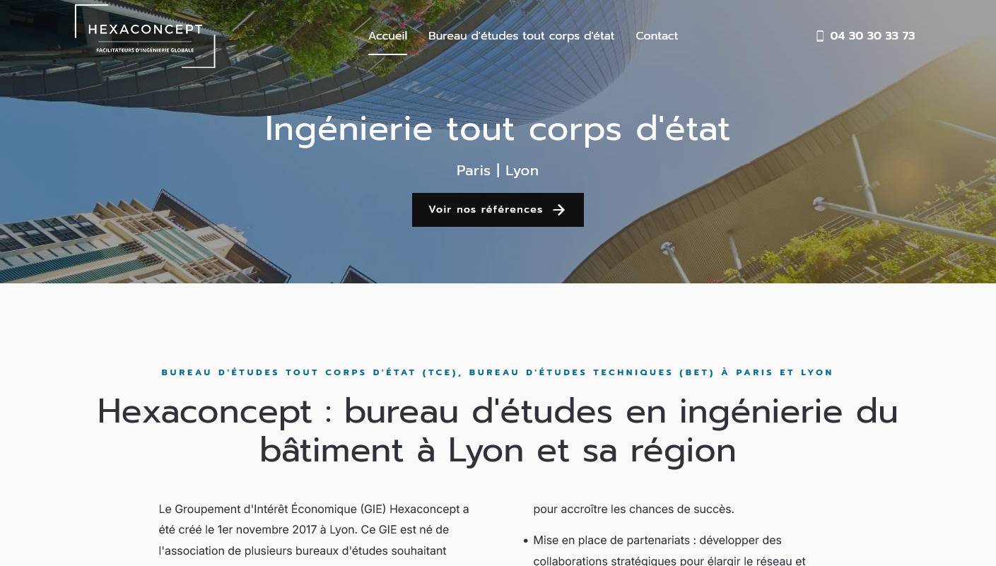 Faire appel à un bureau d'études techniques pour un projet BTP à Lyon - GIE Hexaconcept