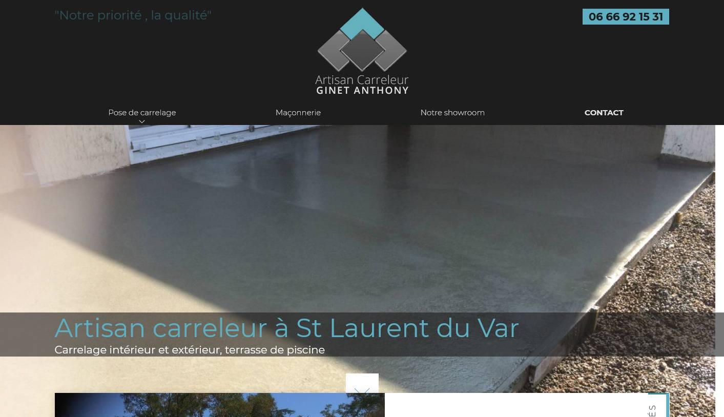 Faire poser du carrelage sur une terrasse à Nice - Anthony Ginet
