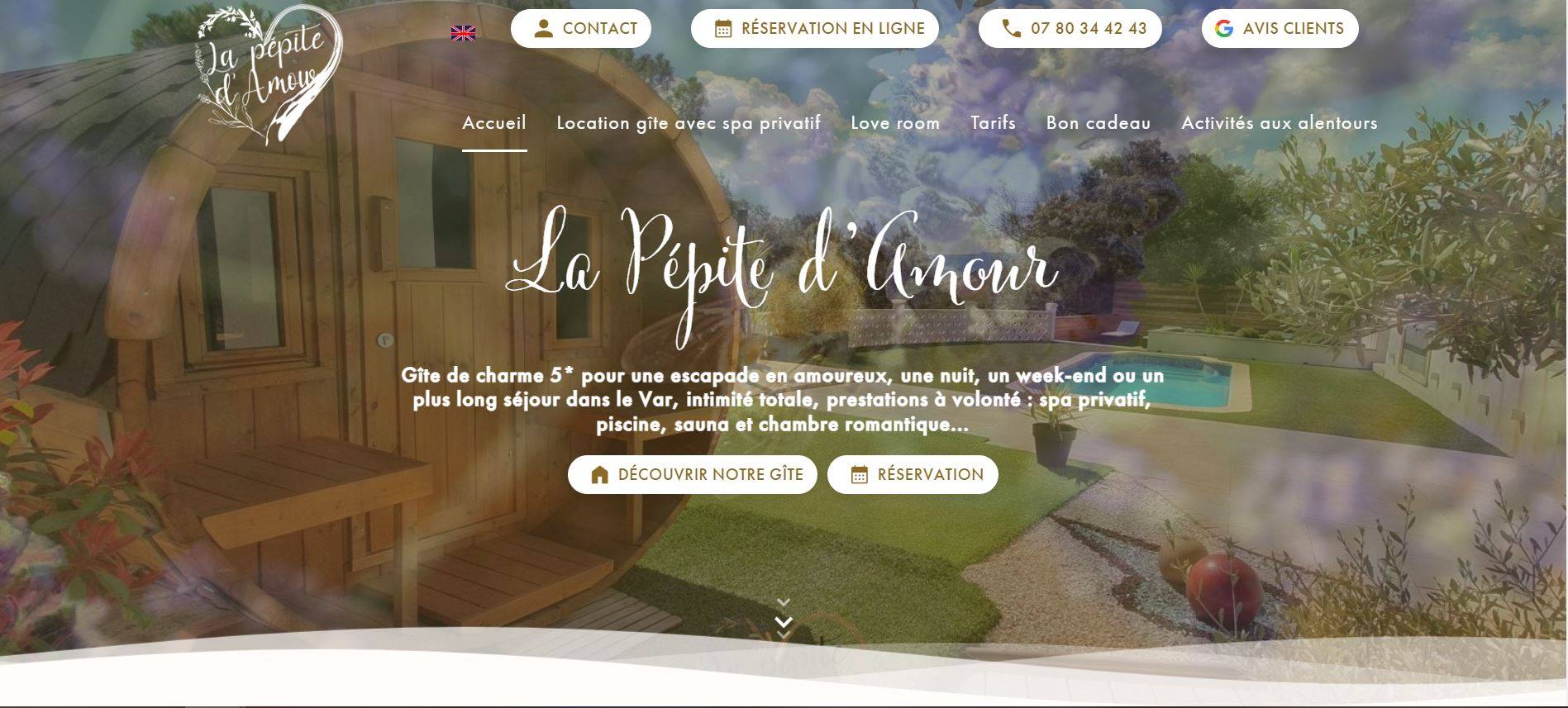 Meilleur Gîte de charme avec jacuzzi en Provence Verte - La Pépite de l’Amour 