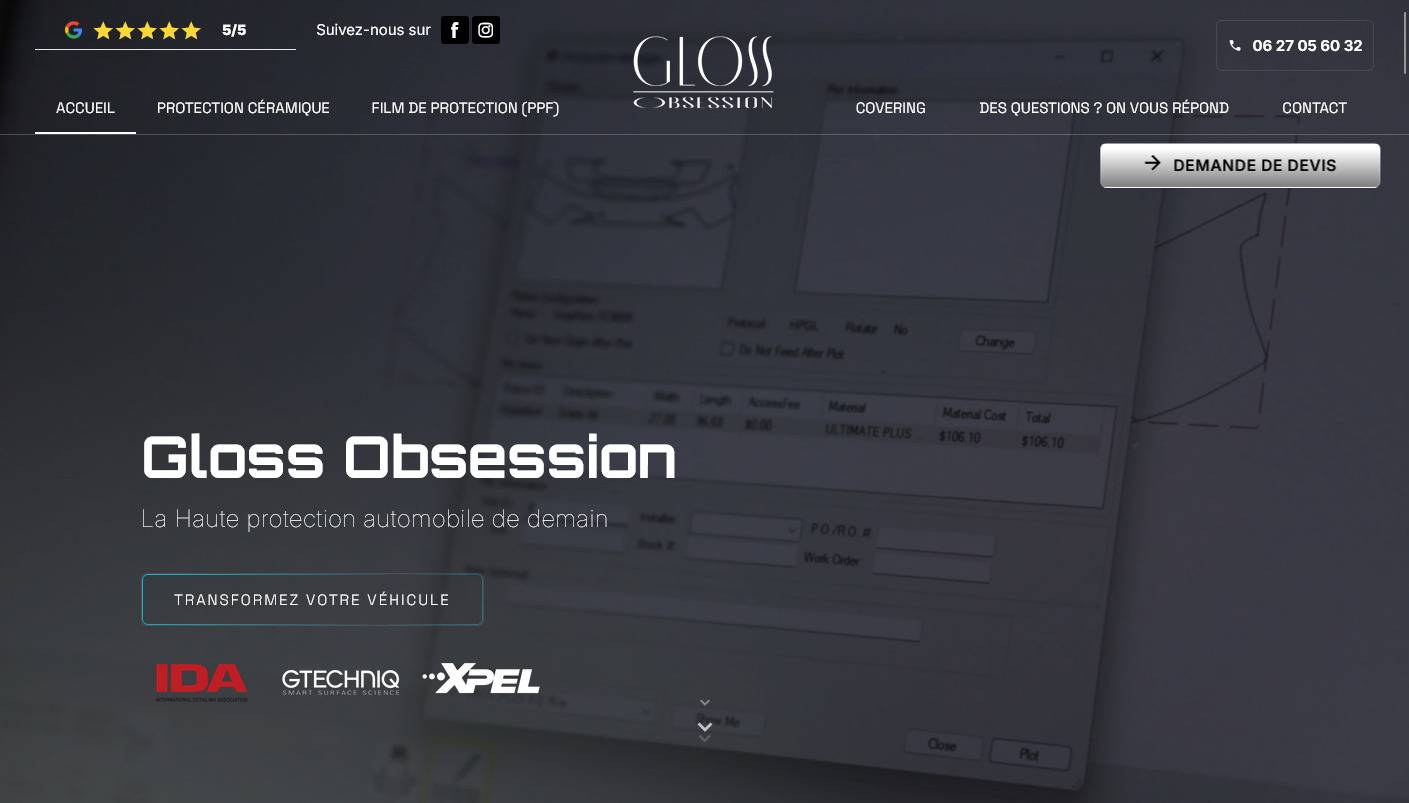Traitement céramique pour préserver votre carrosserie à Vannes - Gloss Obsession