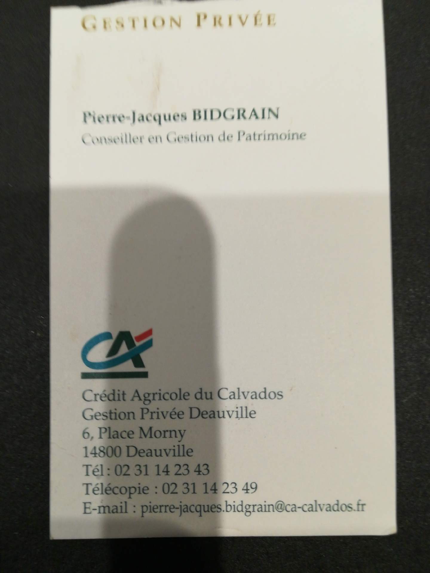 Banque Privée Deauville C.A Gestion Privée