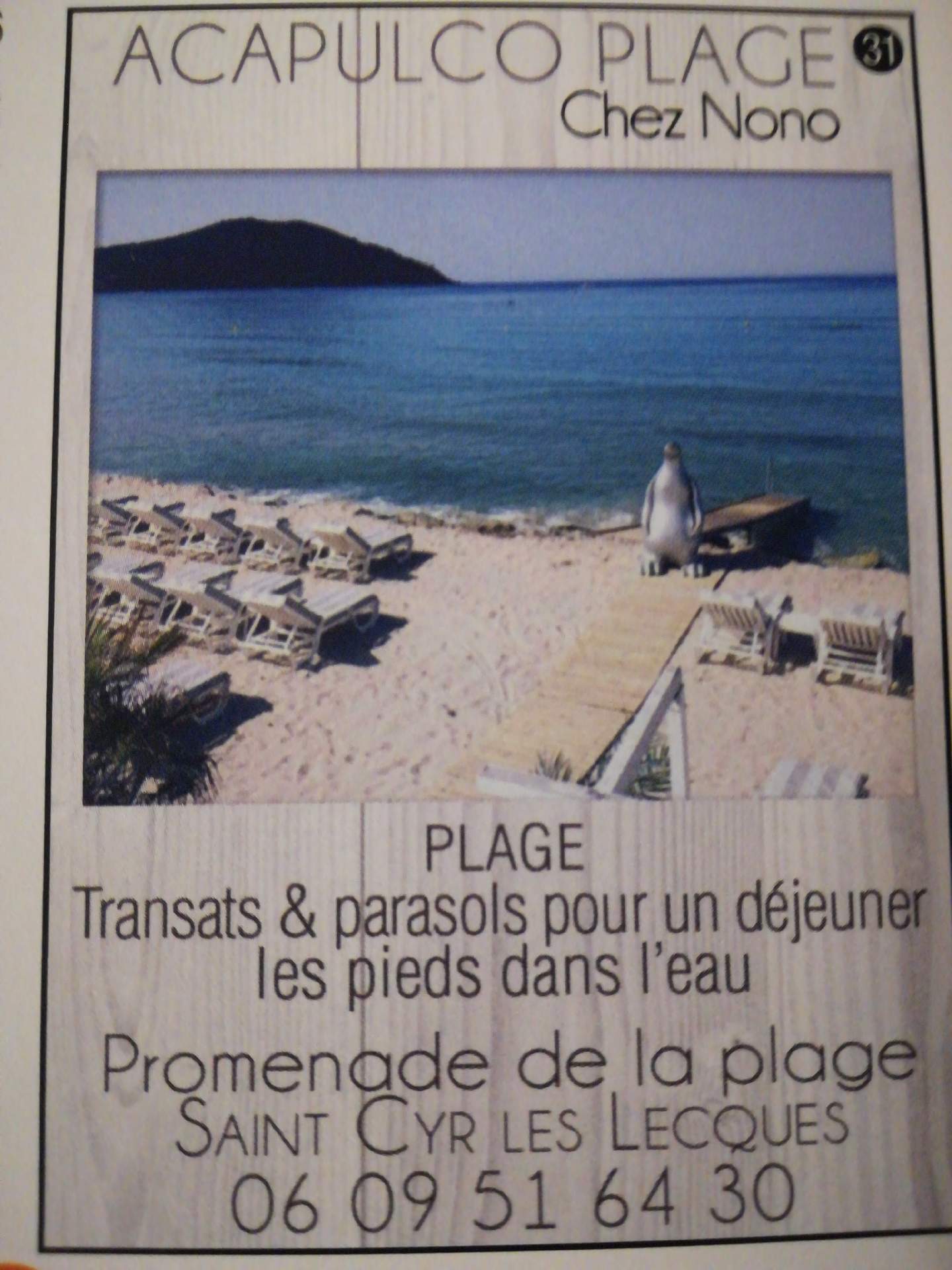 plage privée Saint-Cyr-sur-Mer plage de la cape du coup chez nono