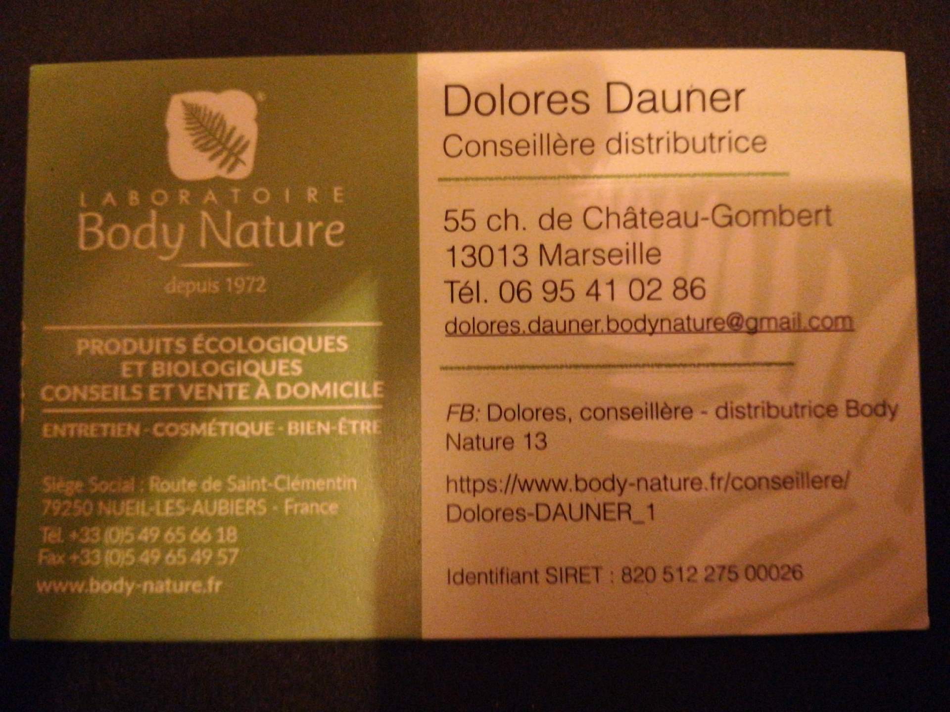 cosmétiques Marseille BODY NATURE