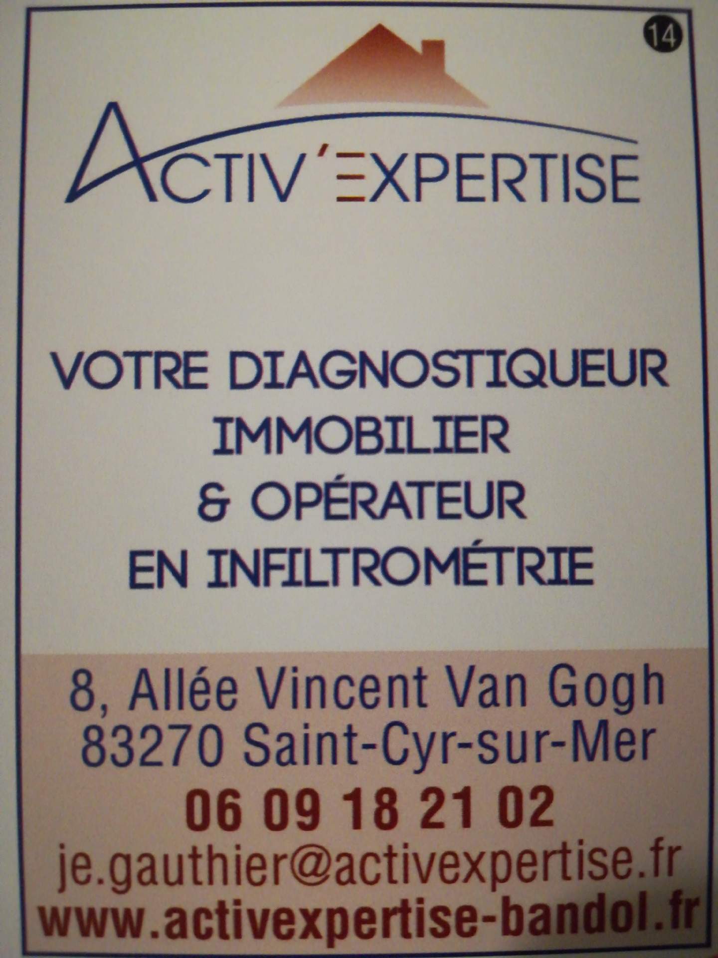 diagnostic immobilier Saint-Cyr-sur-Mer active expertise