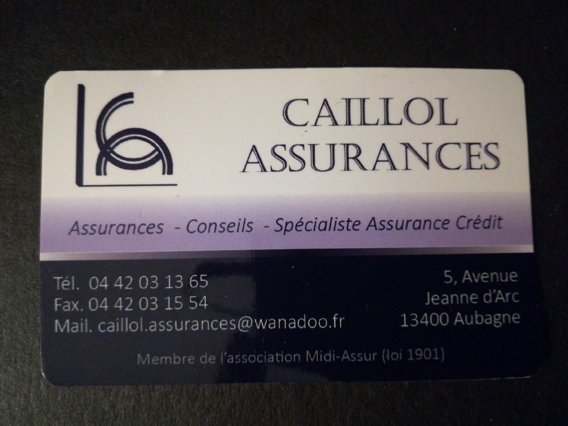 assurance Aubagne caillol assurances