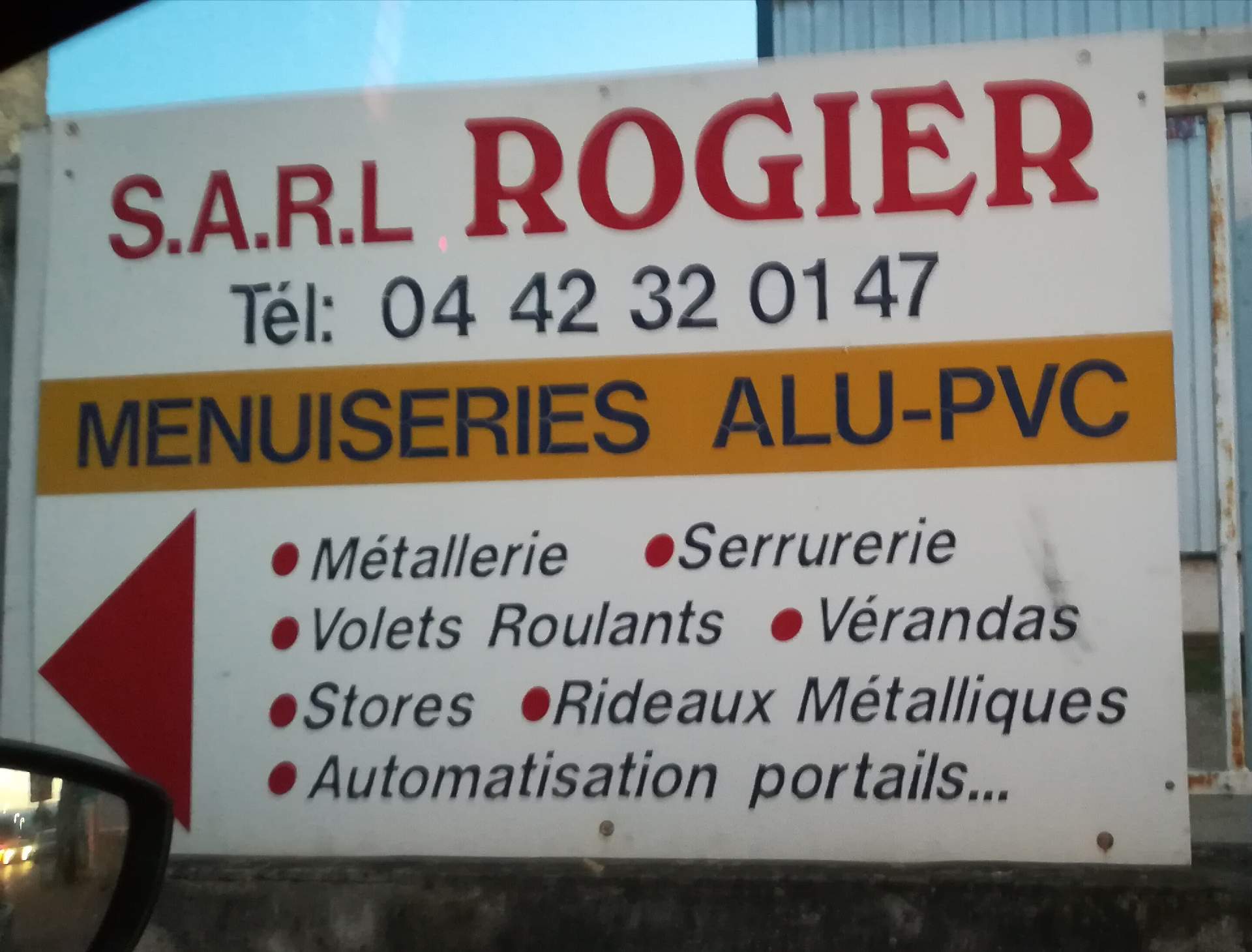 Menuiserie, serrurerie, métallerie Auriol SARL Rogier