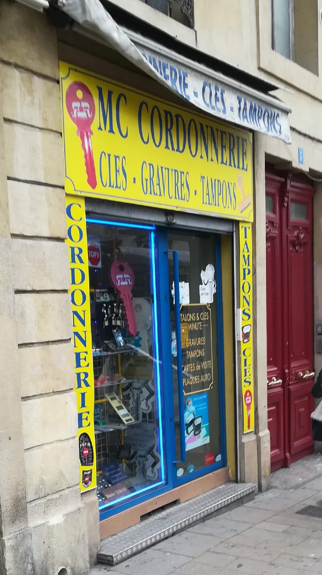 Cordonnerie , fabrication de clé Montpellier Mc cordonnerie