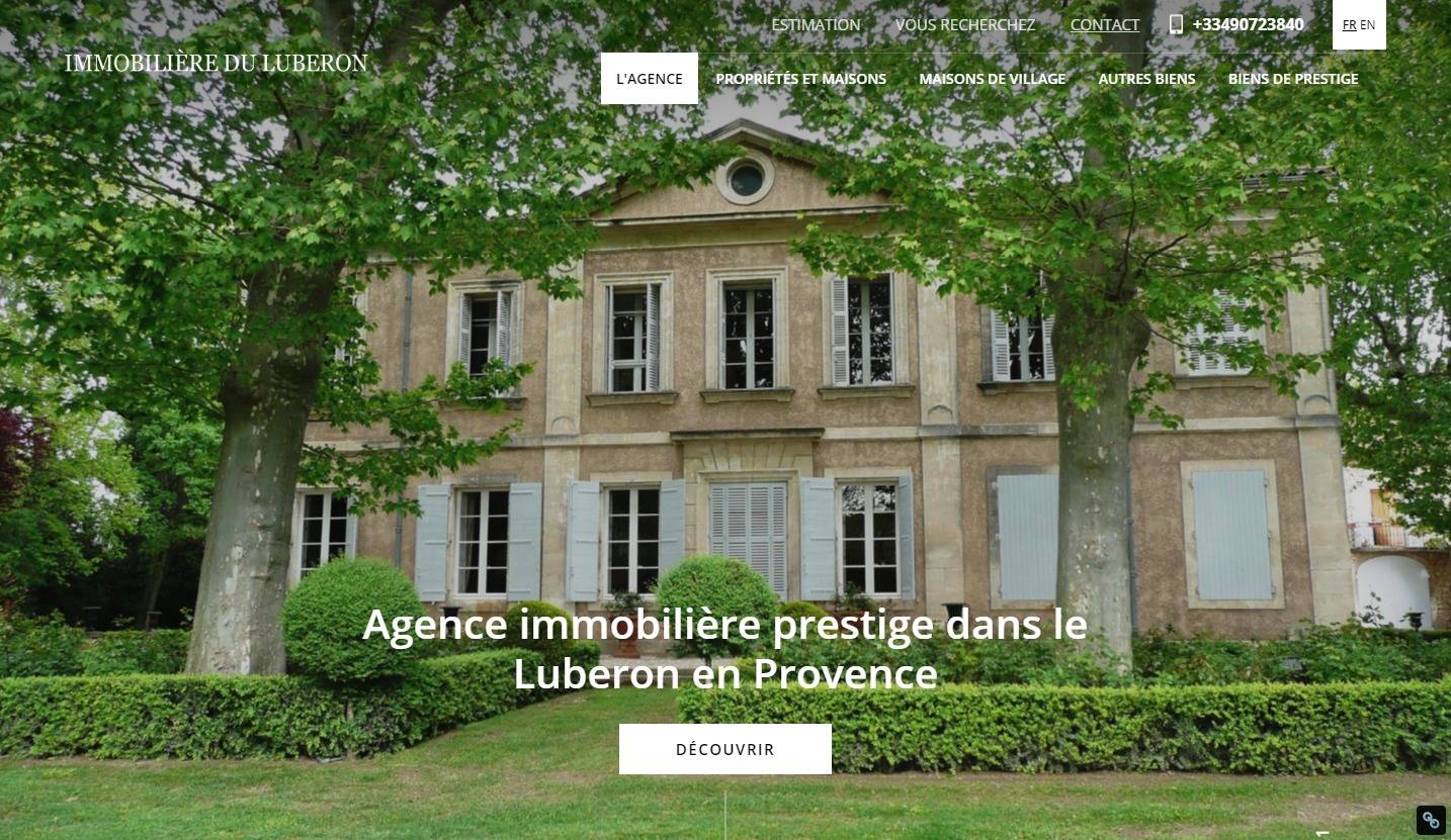 Agence immo de prestige luberon