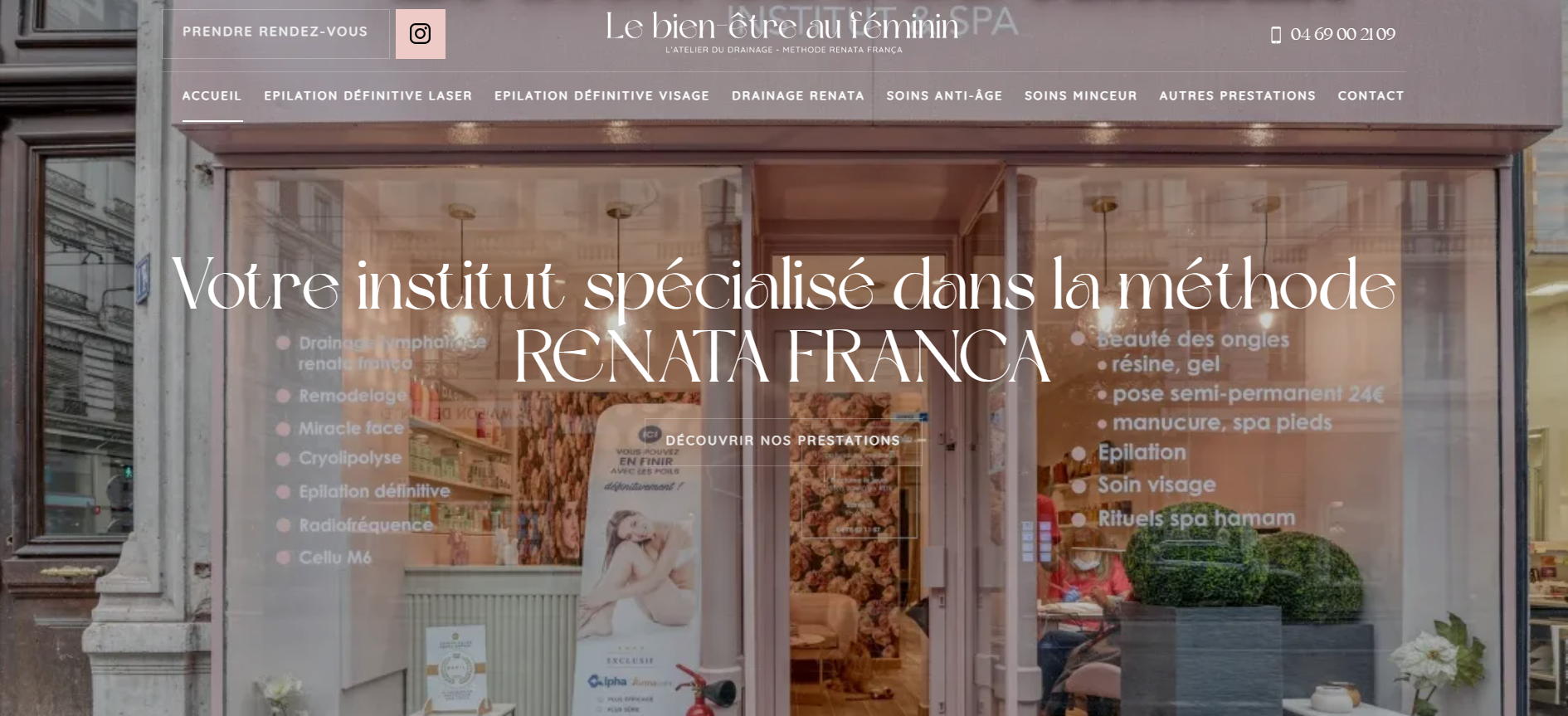 Institut de beauté pour épilation laser des jambes pour femme à Lyon 6 Foch - Le Bien-Etre au Féminin