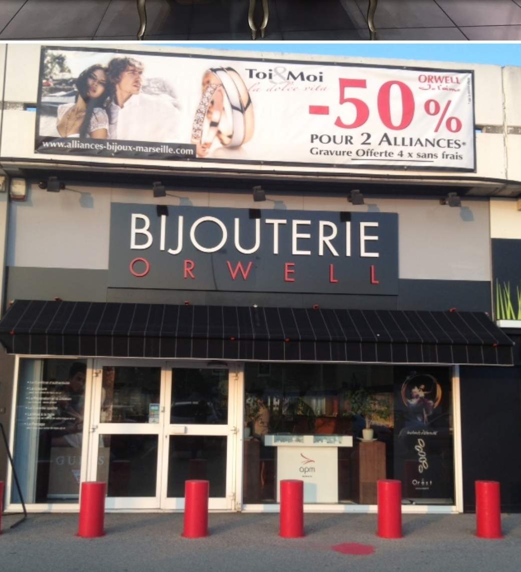 Bijouterie avec création de bijoux sur mesure Marseille proche Vitrolles Orwell