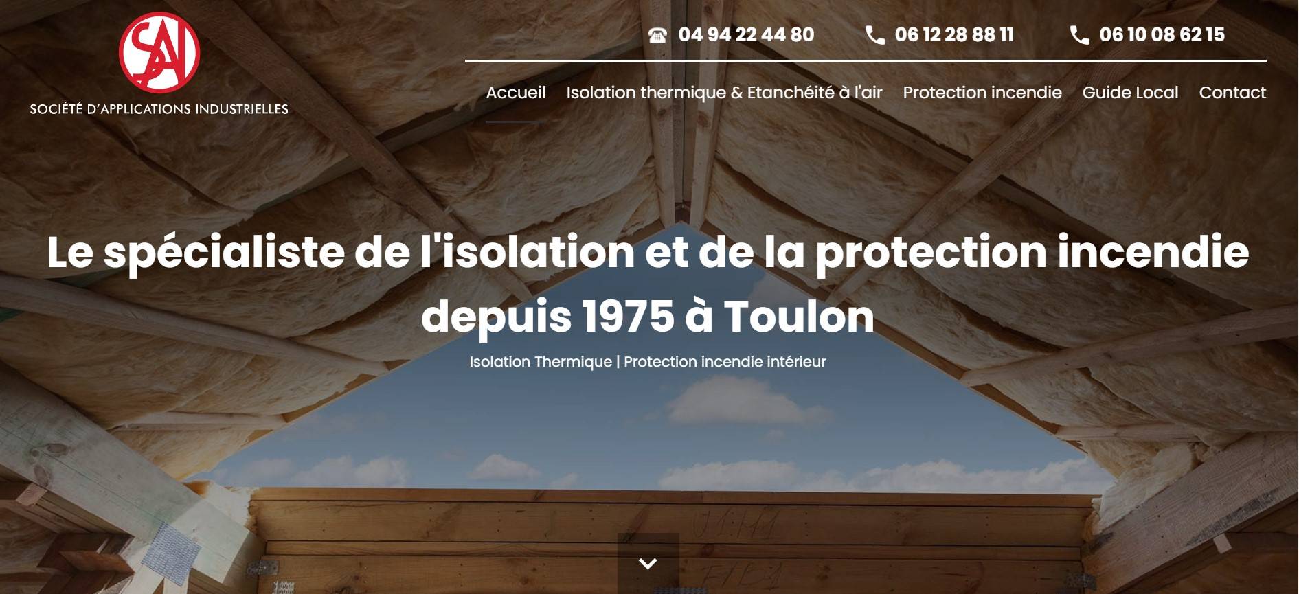 Artisan pour isolation pas cher à Toulon