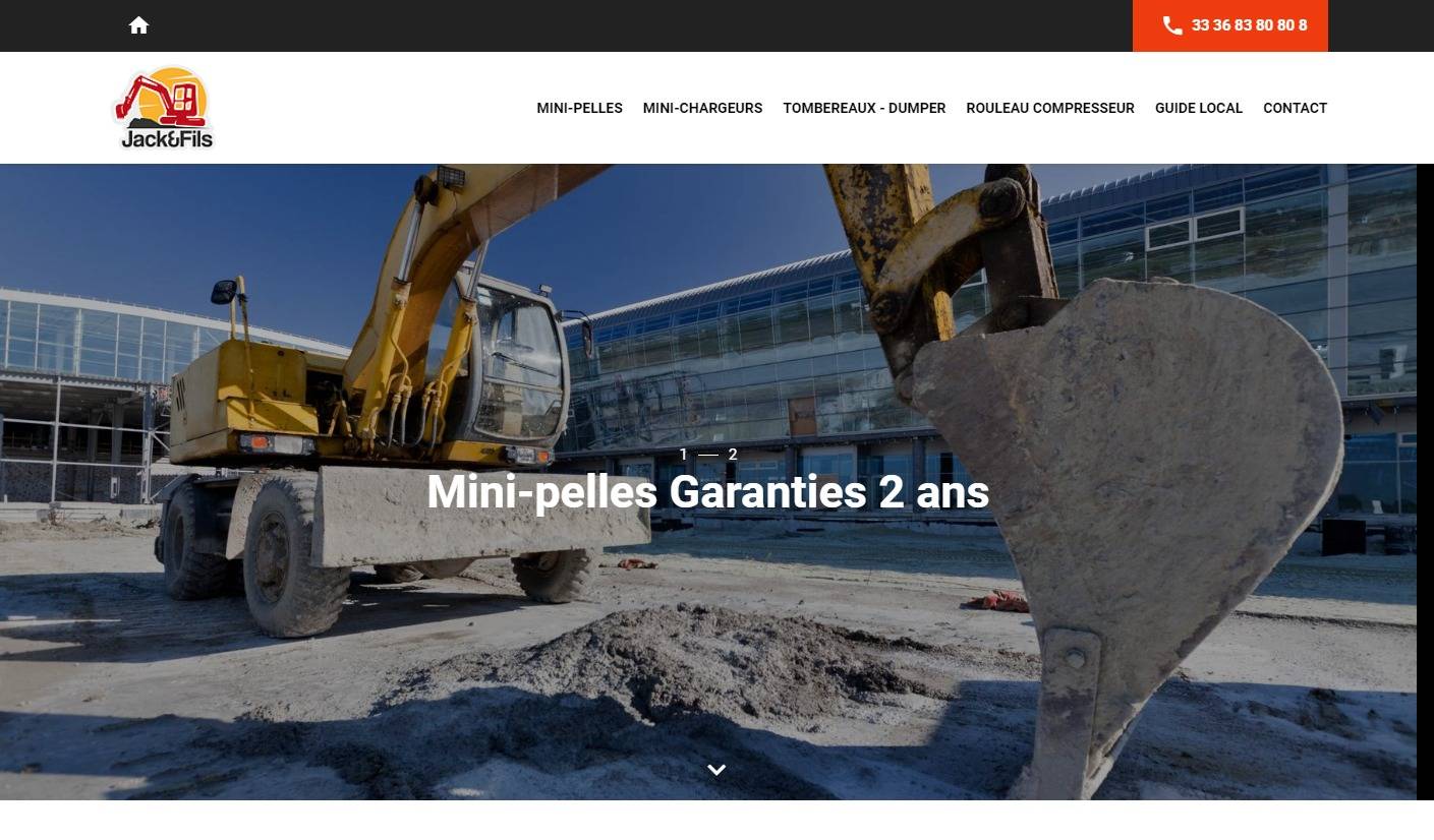 Spécialiste des mini pelles en Alsace - Jack et Fils