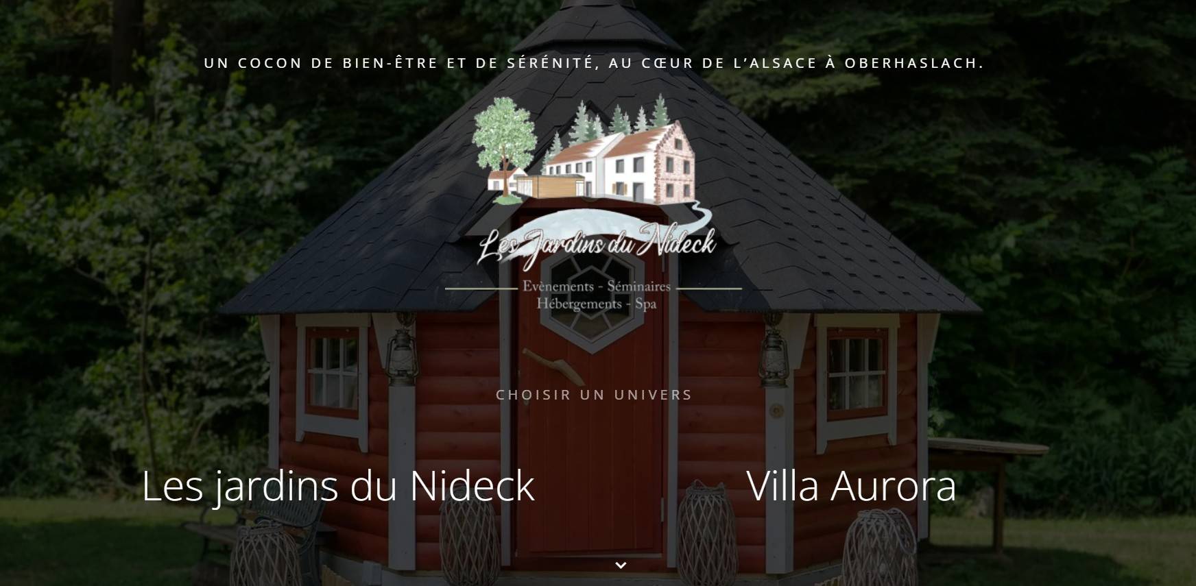 Comment trouver un hébergement pour week-ends en amoureux avec spa nordique à Molsheim ?  Les jardins du Nideck