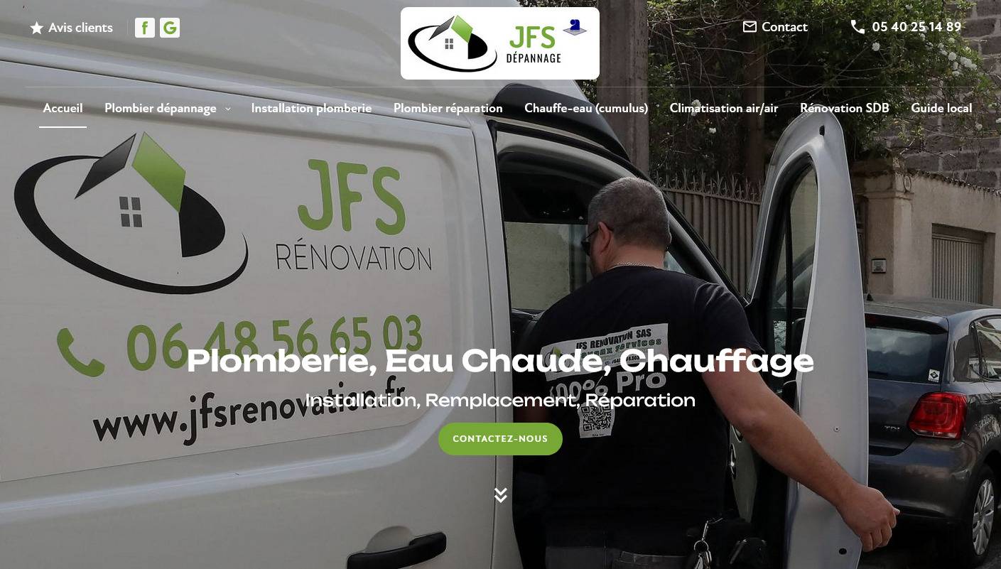 Entreprise de plomberie et de climatisation à Mérignac - JFS Rénovation