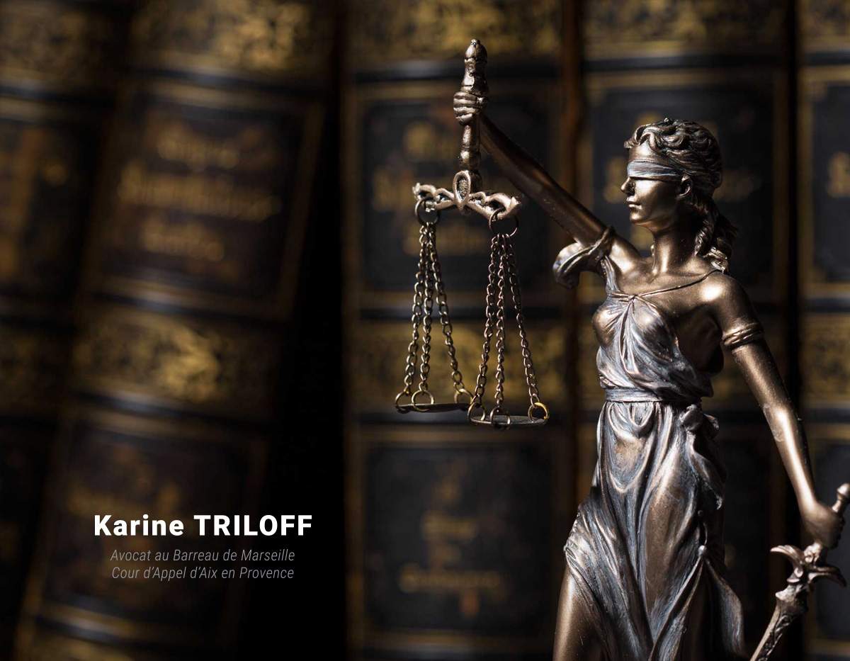 Avocat au barreau et cour d'appel Aix en Provence Marseille Karine triloff