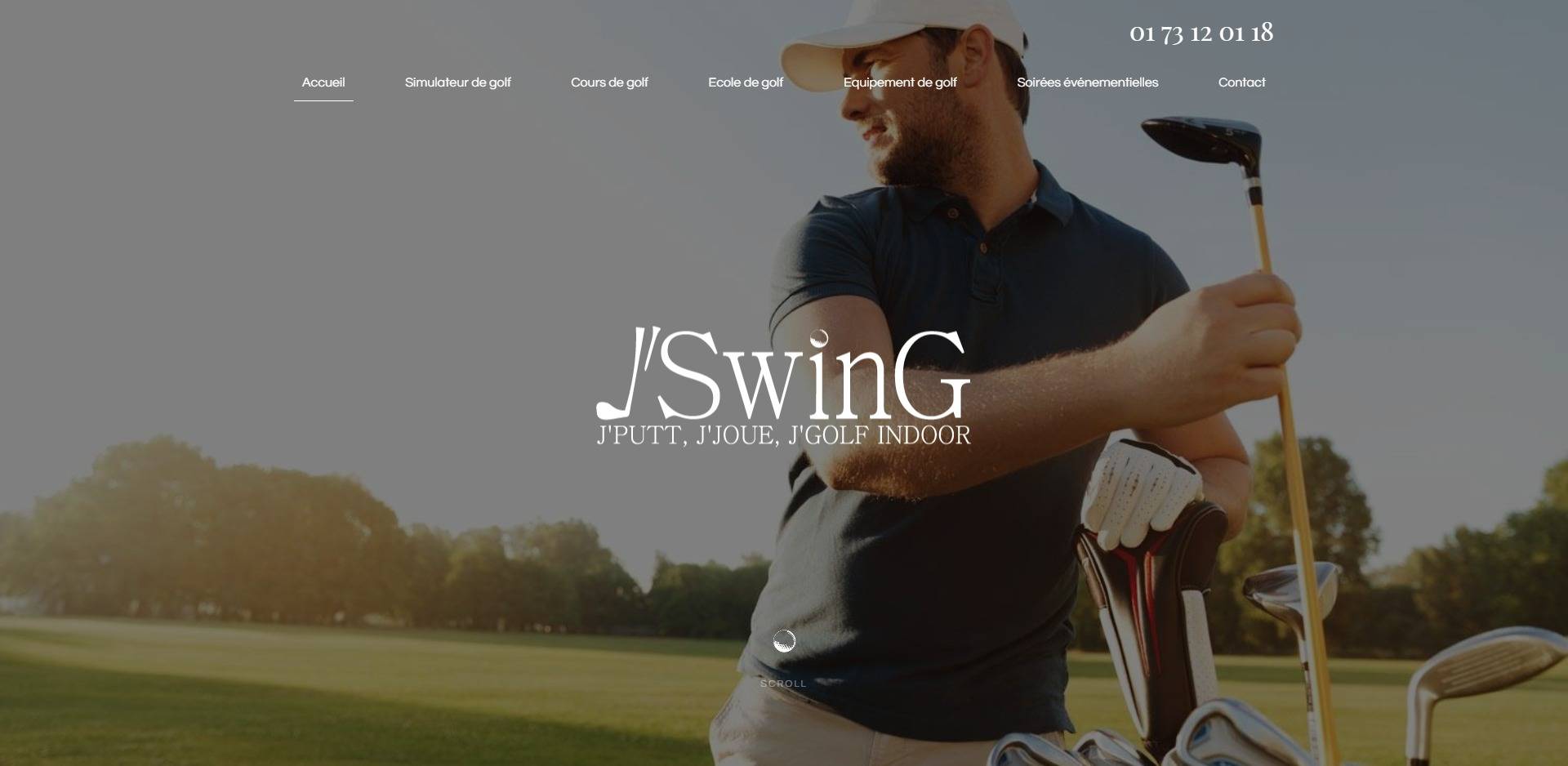 où prendre des cours de golf sur simulateur vers Paris ? J'Swing