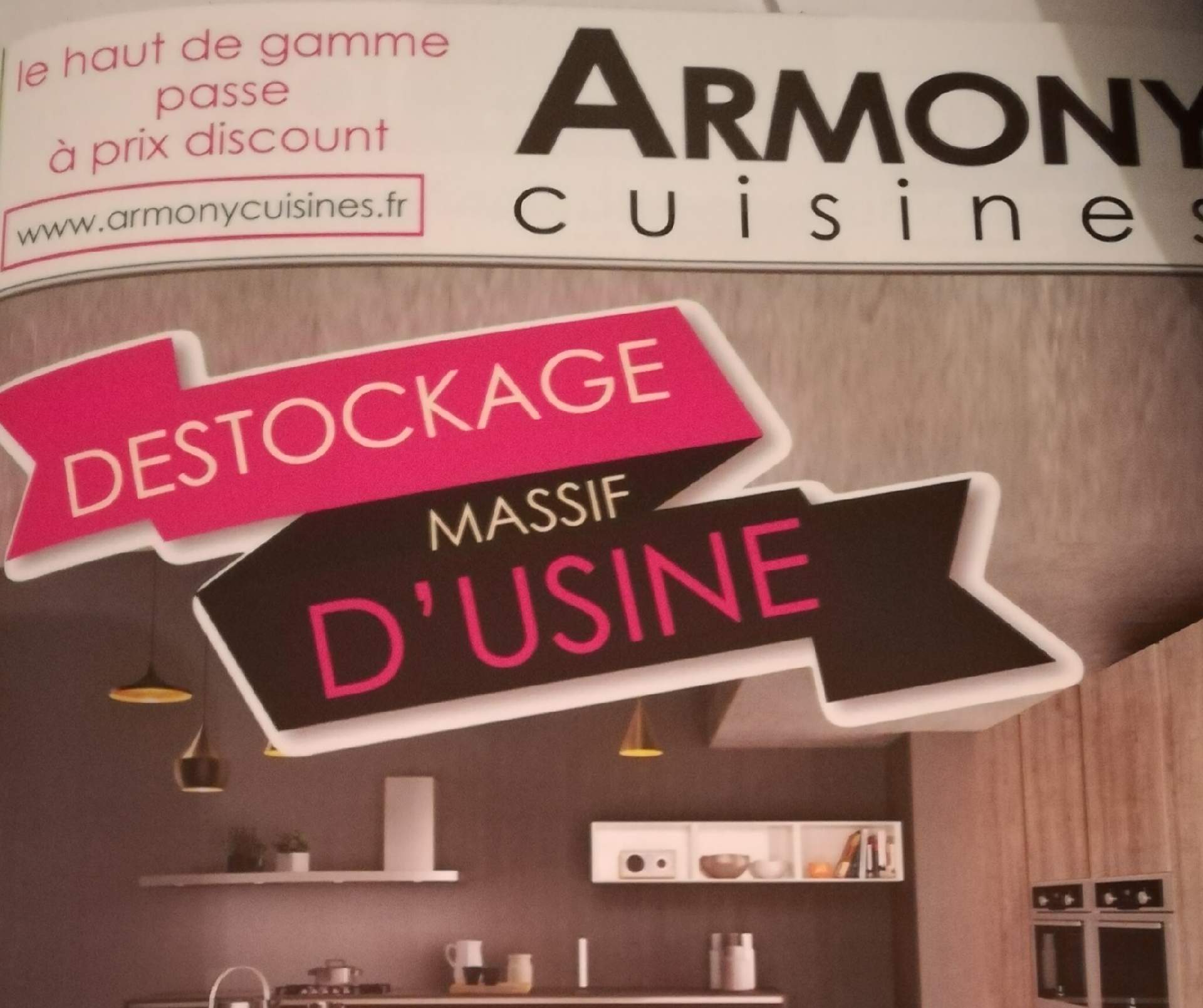 Cuisiniste, vente de cuisines intégrées Plan de campagne Armony cuisines