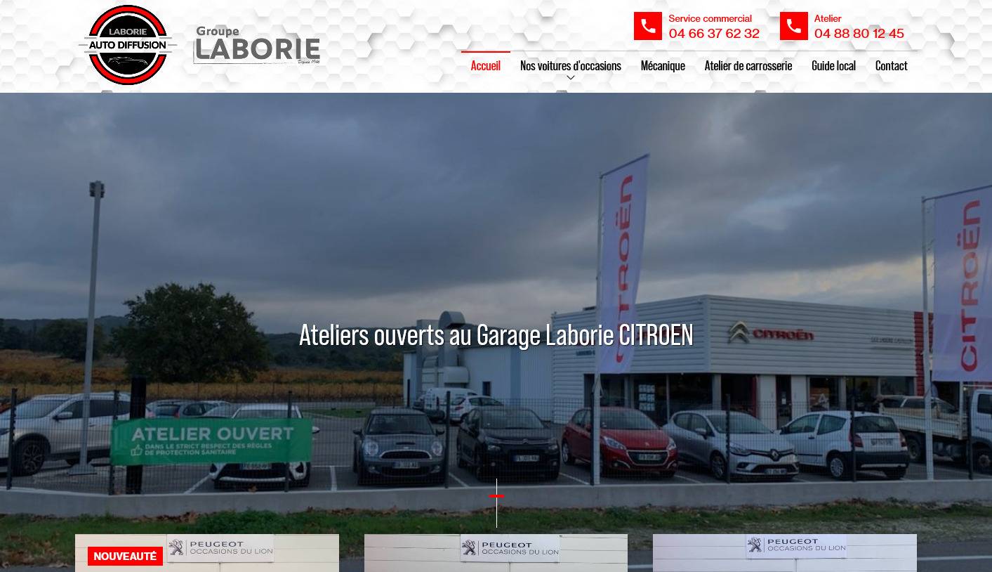 Réparation de voitures toutes marques à Castillon-du-Gard - Garage Laborie