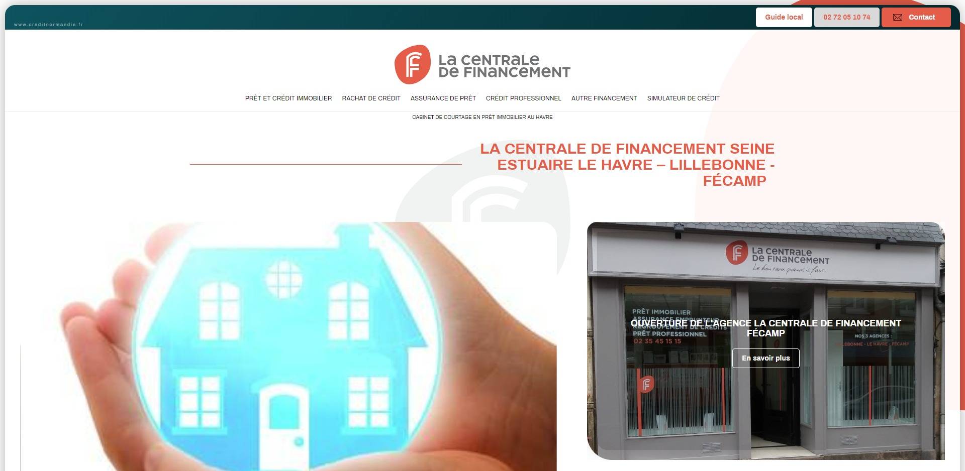 Conseil en rachat de crédit immobilier en Normandie - La Centrale de Financement