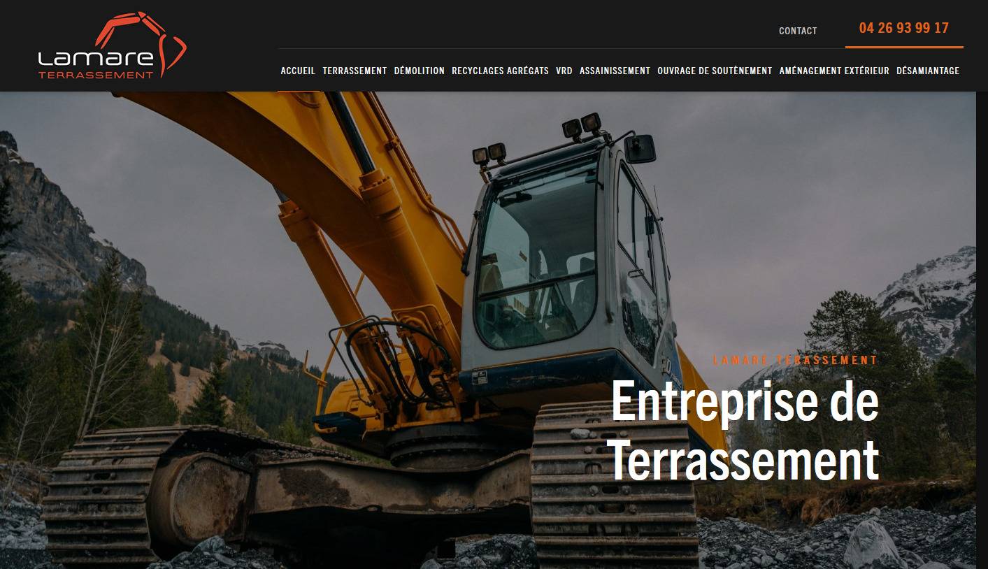 Entreprise spécialisée dans les travaux d'assainissement à Vence - Lamare Terrassement