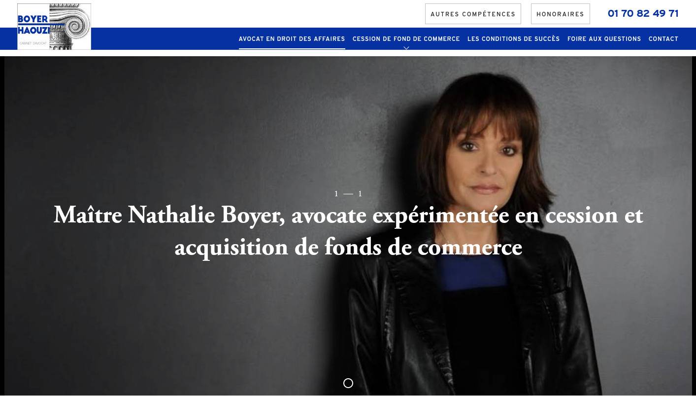 Faire appel à un avocat compétent en cas de cession d'un fonds de commerce à Paris - Maître Nathalie Boyer Haouzi