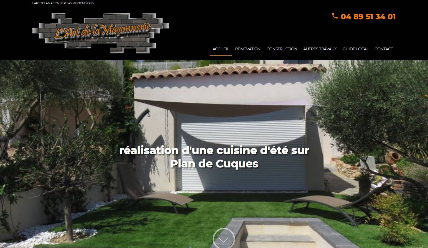 Quelle entreprise pour la construction d'une villa sur Plan de Cuques ? - L'Art de la Maçonnerie